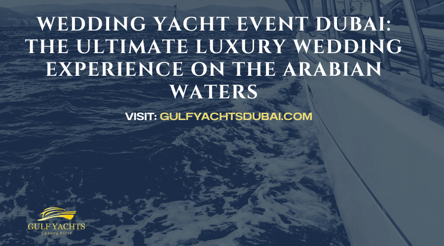 Wedding Yacht event Dubai